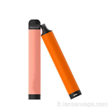 850mAh Batterie 4,6 ml Capacité liquide E-cigarette jetable